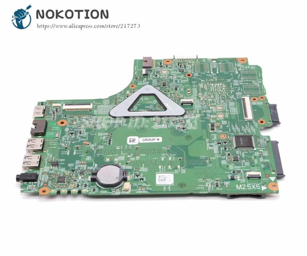 NOKOTION для Dell Inspiron 5437 3437 материнская плата ноутбука SR170 I5 4200U DOE40 HSW GDDR5 MB 12307 2 VKJ89
