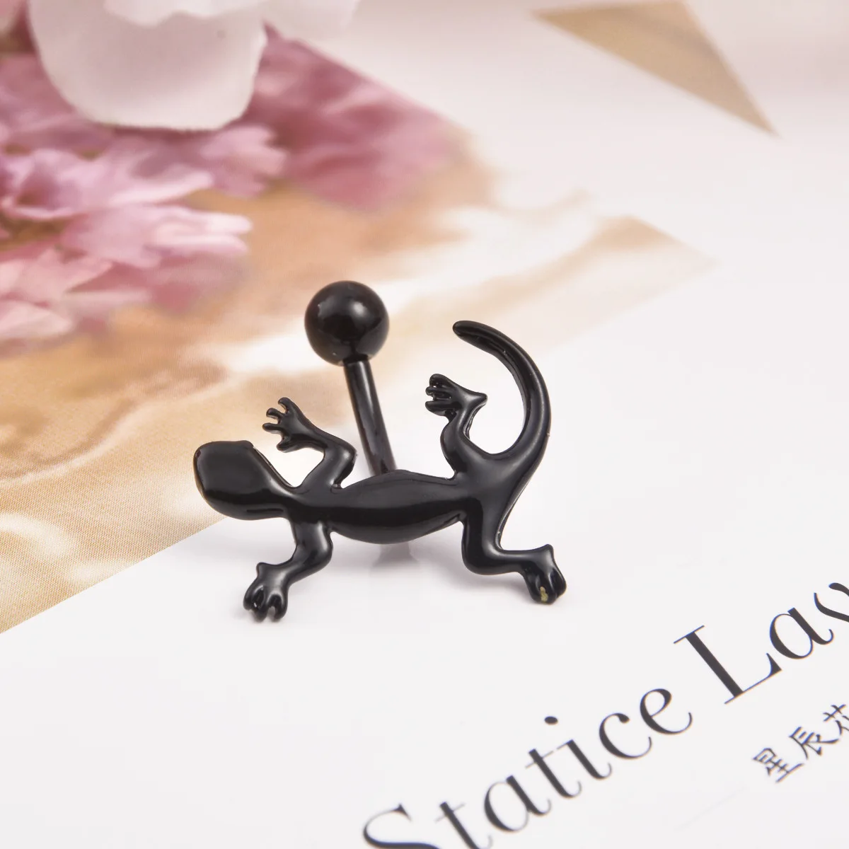 Горячая Распродажа bellybutton series пирсинг для тела ombligo ювелирные изделия Gecko ящерицы