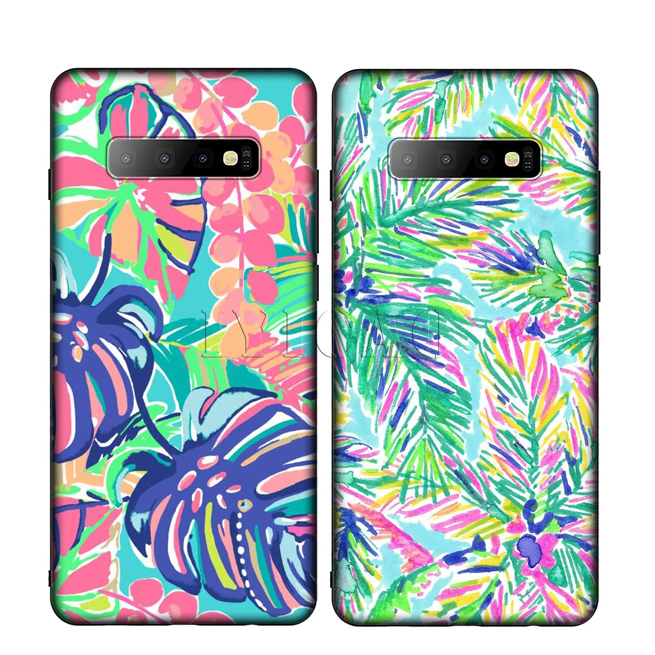 IYICAO розовый Sands Lily Pulitzer силиконовый мягкий чехол для телефона samsung Galaxy S10 S9 S8 Plus S6 S7