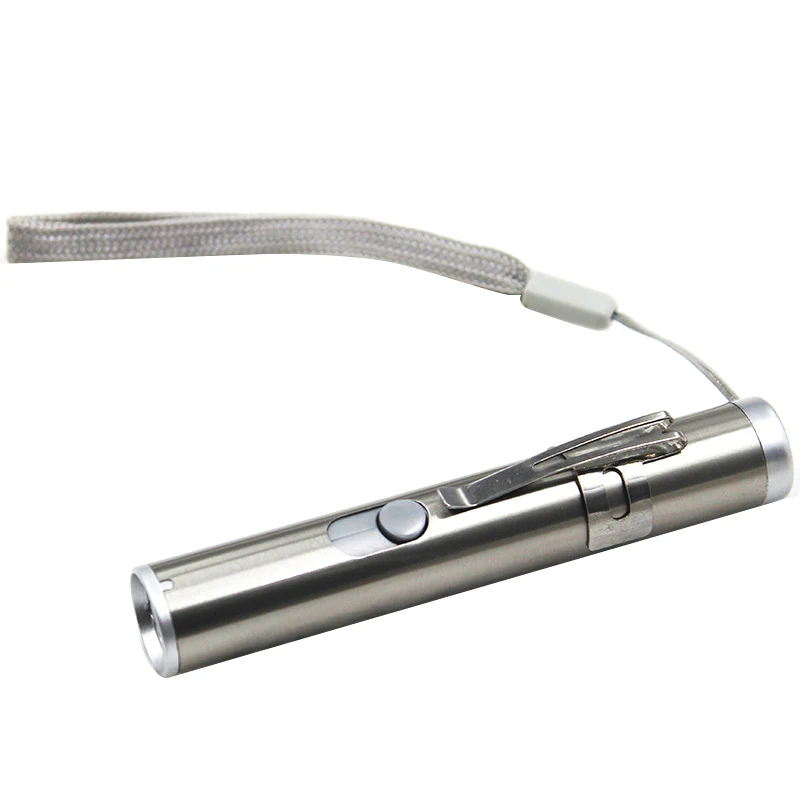 Silver Забавные интерактивные игрушки для домашних животных 3 в 1, Многофункциональная игрушка для кошек, мини-светильник для вспышки, интерактивный светодиодный светильник для домашних животных, Обучающие инструменты для Cat9 - Цвет: Silver