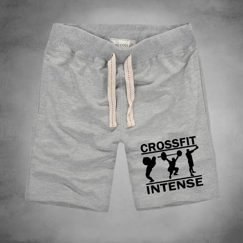 grey 2 Новые марка Шорты Мужчины Лето Пляжные Шорты crossfit интенсивный печатные Многие стили Пара Купальник Одежда Причинно Костюм мужчины - Цвет: grey 2