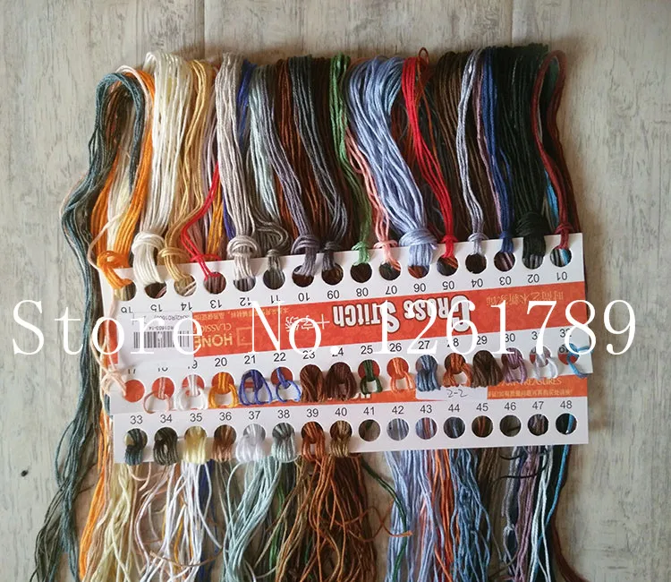 Сумерки в зарубежной стране рассчитаны на ткани DMC 11CT наборы для вышивки