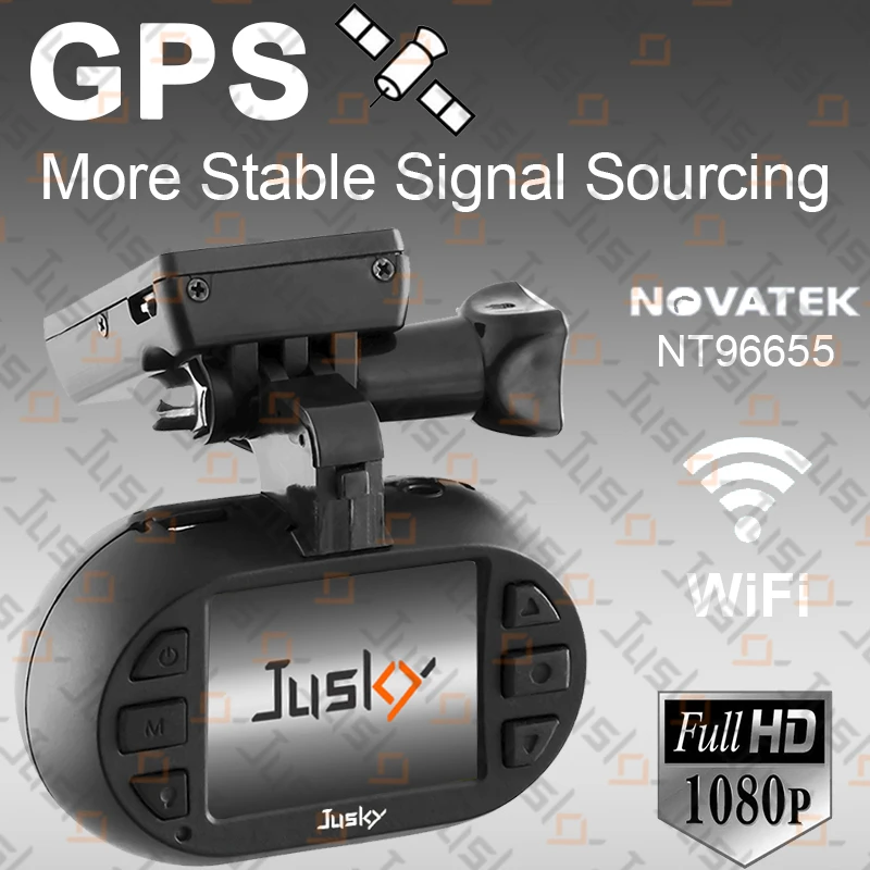 Jusky Мини 0903 GPS Автомобильный ВИДЕОРЕГИСТРАТОР Новатэк 96655 Авто Регистратор Видео