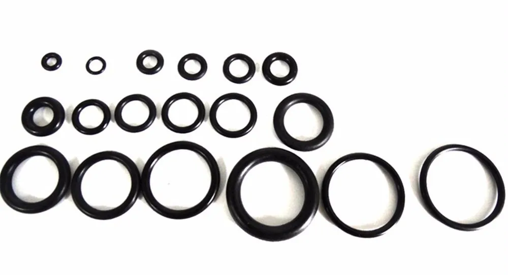 Пластиковые метрические уплотнительные кольца для мойки 18 размеров 225 шт.