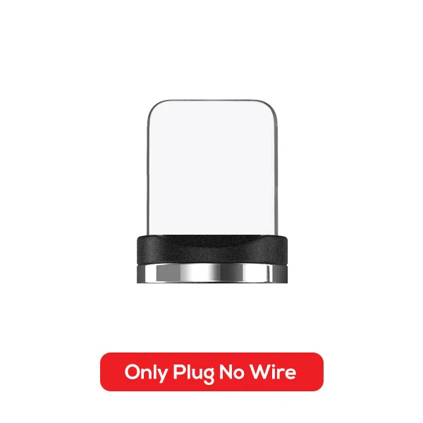 Only Plug No Cabe Магнитный usb-кабель TOPK 5A для быстрой зарядки, кабель USB type C, Магнитный зарядный кабель Micro usb для iPhone X, samsung, Xiaomi - Цвет: Only Plug No Cabe