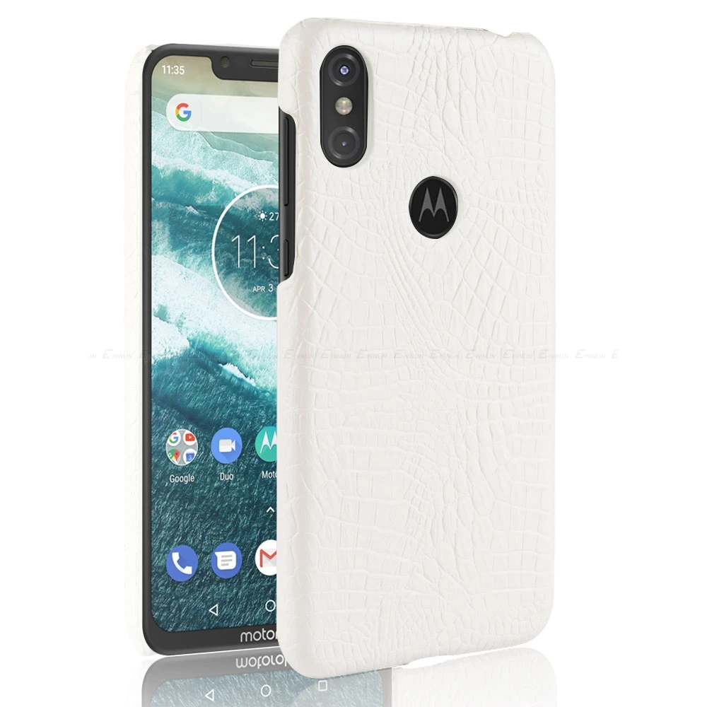 Чехол для телефона из крокодиловой змеиной кожи для Motorola Moto One power E5 G7 G6 G5S G5 G4 Z Z2 Play X4 X C Plus жесткий чехол из поликарбоната
