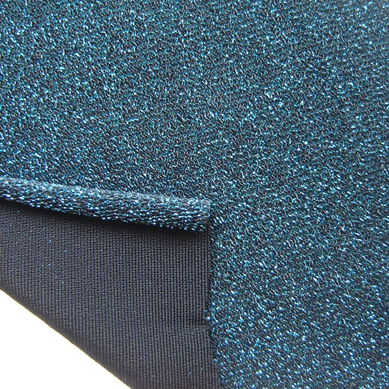 Роскошное вечернее платье 1 ярд блестящая эластичная ткань из спандекса