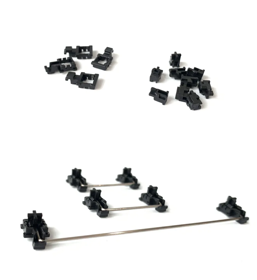 Kailh plate mounted stabilizers black case for 1350 Chocolate Switches Mechanical Keyboards 2u 6.25u