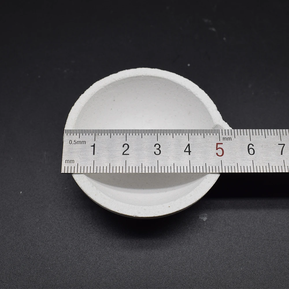 

High Temperature Quartz Bowl Melting Crucible for Gold & Silver Platinum Refining High Quality 100g-10000g