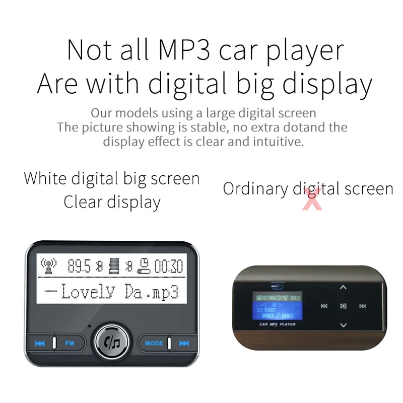 Автомобильный комплект jajabor с Bluetooth Handsfree FM передатчик AUX аудио приемник Автомобильный mp3 плеер Поддержка TF карты воспроизведения дисплей 2,4 дюймов