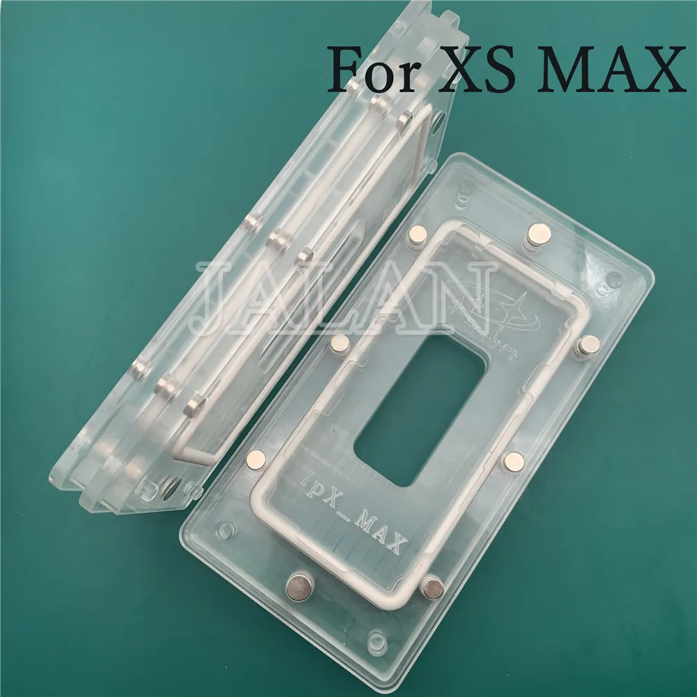 Зажимная форма для iphone XS Max Lcd стеклянная рамка Магнитная стеклянной рамы