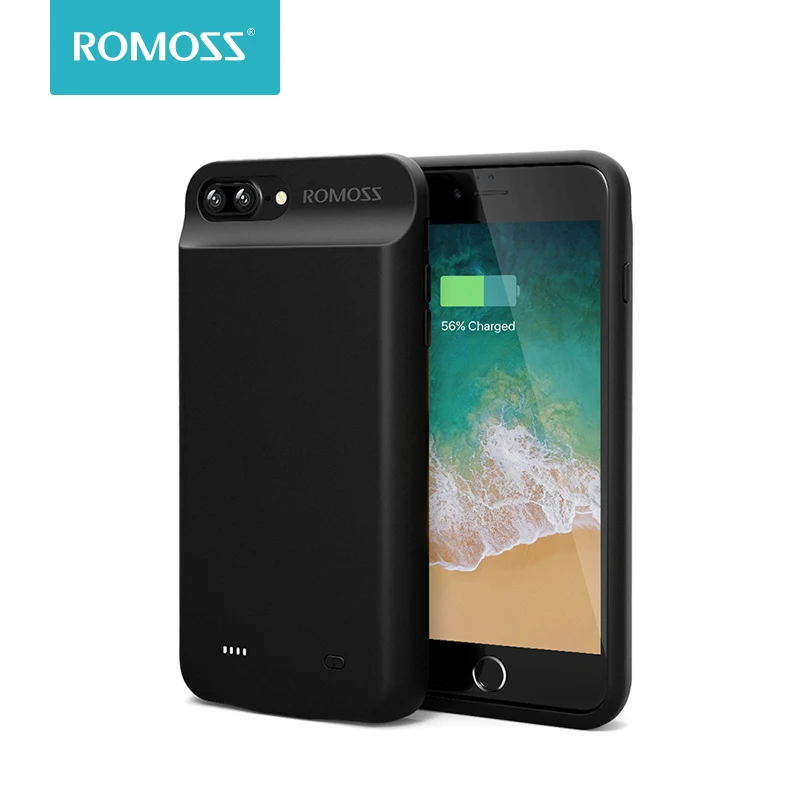 Чехол для аккумулятора Romoss 8000 мАч iPhone 6/7 Plus внешний аккумулятор чехол зарядки