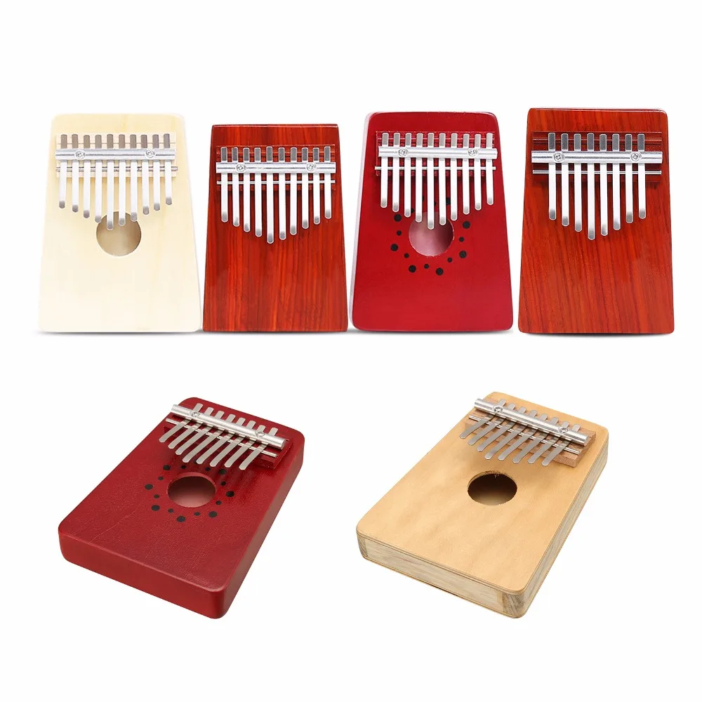 

Free Lettering 8 Keys Mbira Likembe Sanza Kalimba Thumb Piano Hollow Spruce Education Musical Instrument