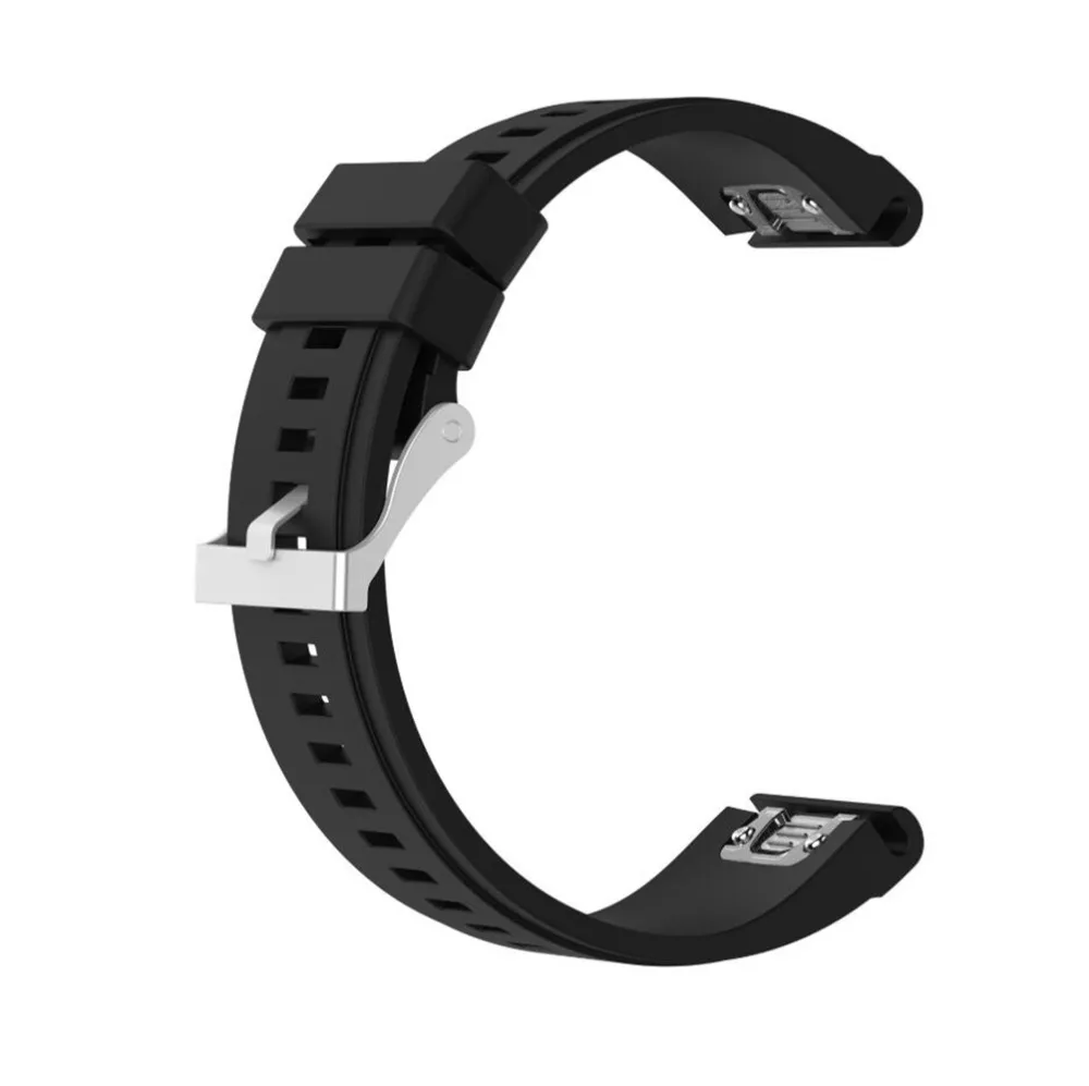 Черный ремешок для Garmin Fenix 3/Fenix 5X ремешок для часов Quick Release легкий силиконовый 26 ремешок для часов, мм для Garmin Fenix 5X/3/ч