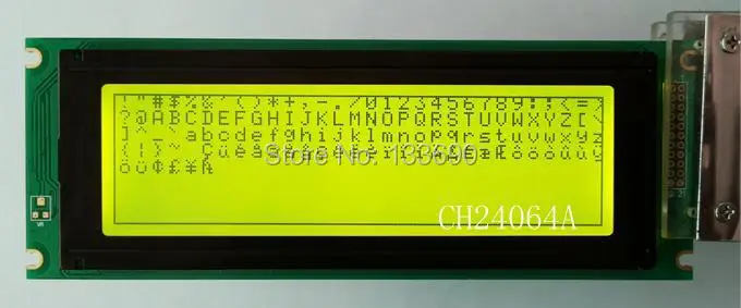 5 4 дюймовый 240X64 Графический точечный LCM желтый зеленый STN ЖК экран|lcd display screen|stn lcdlcd