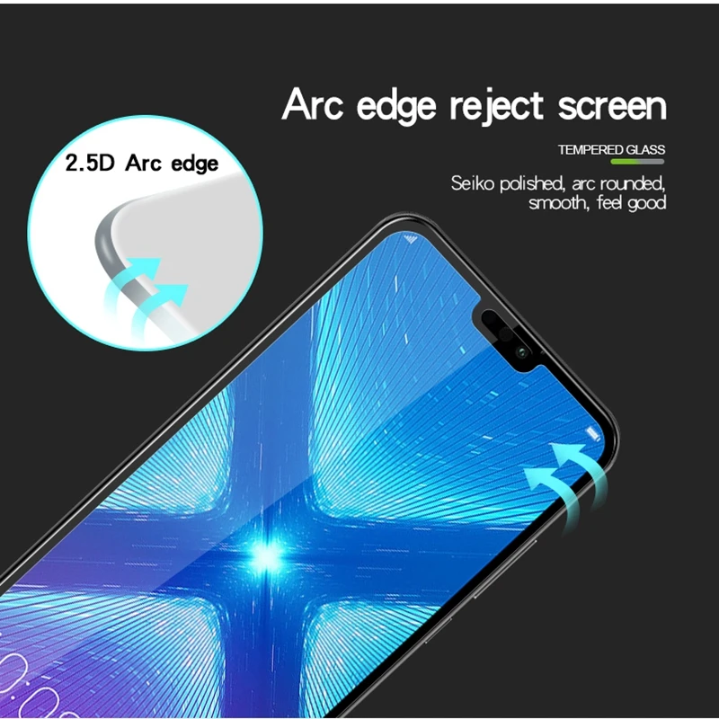 6D Защитное стекло для Huawei Honor 9X Pro защита экрана V20 закаленное 7X 8X 10 Lite|Защитные