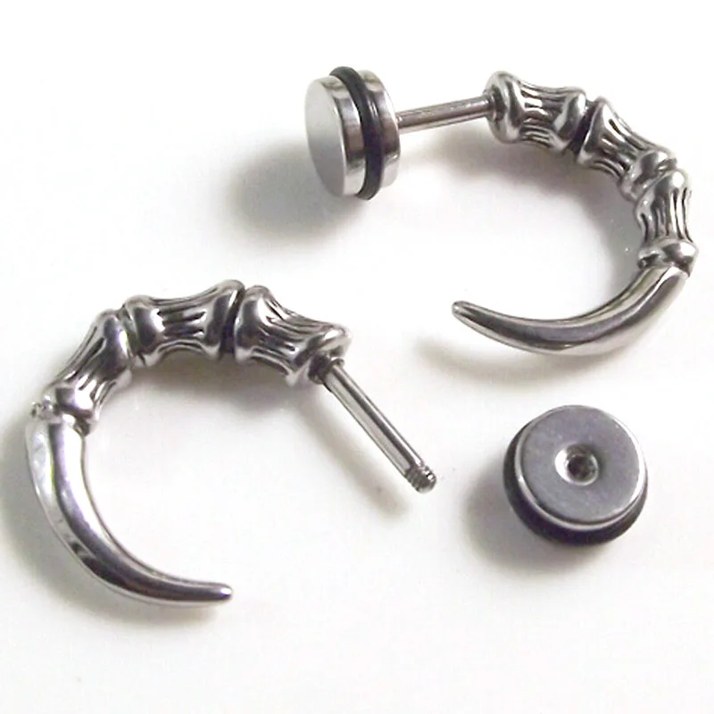 2 шт. серьги из нержавеющей стали шпильки для мужчин и девочек мальчика