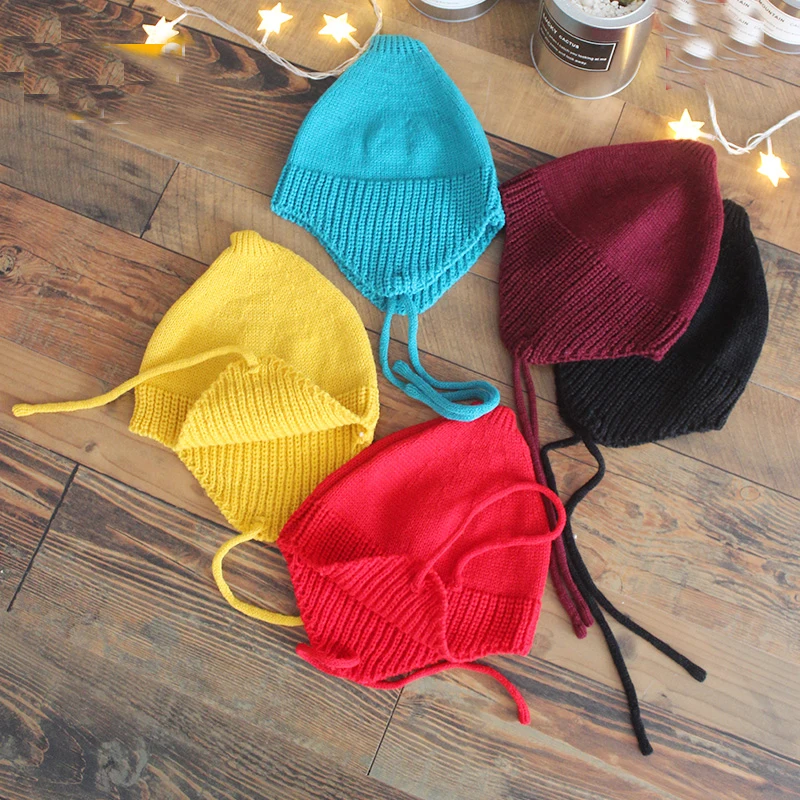 (10 цветов) шерстяная вязаная детская шапка головной убор для маленьких мальчиков