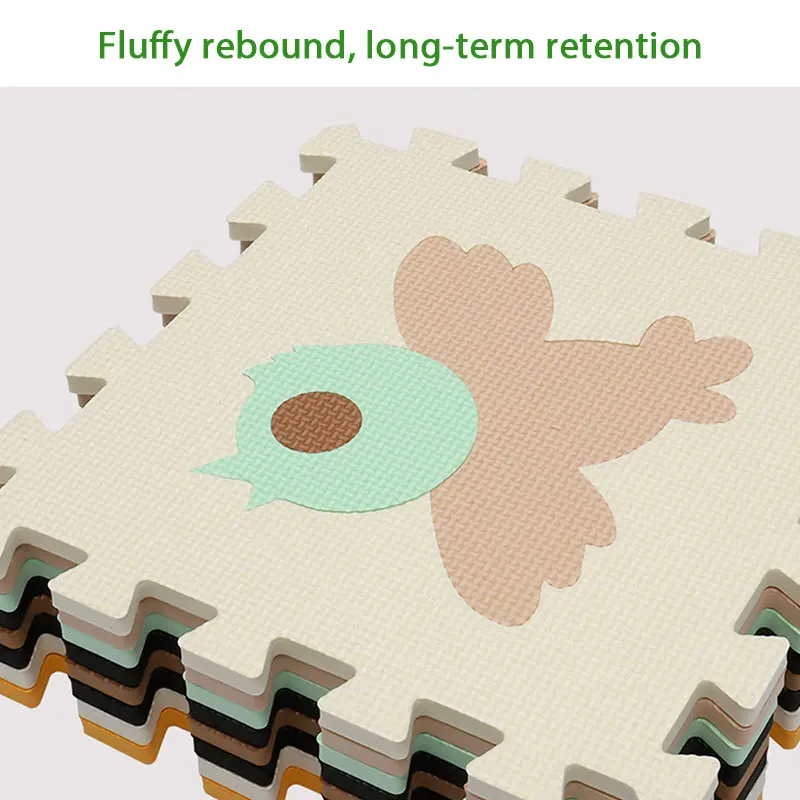 Детский коврик головоломка с животными EVA пены детский игровой шить детей