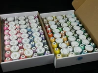 simthread 120 assorted colors polyester machine embroidery thread for most machines 1000m120 vivid colors high strength