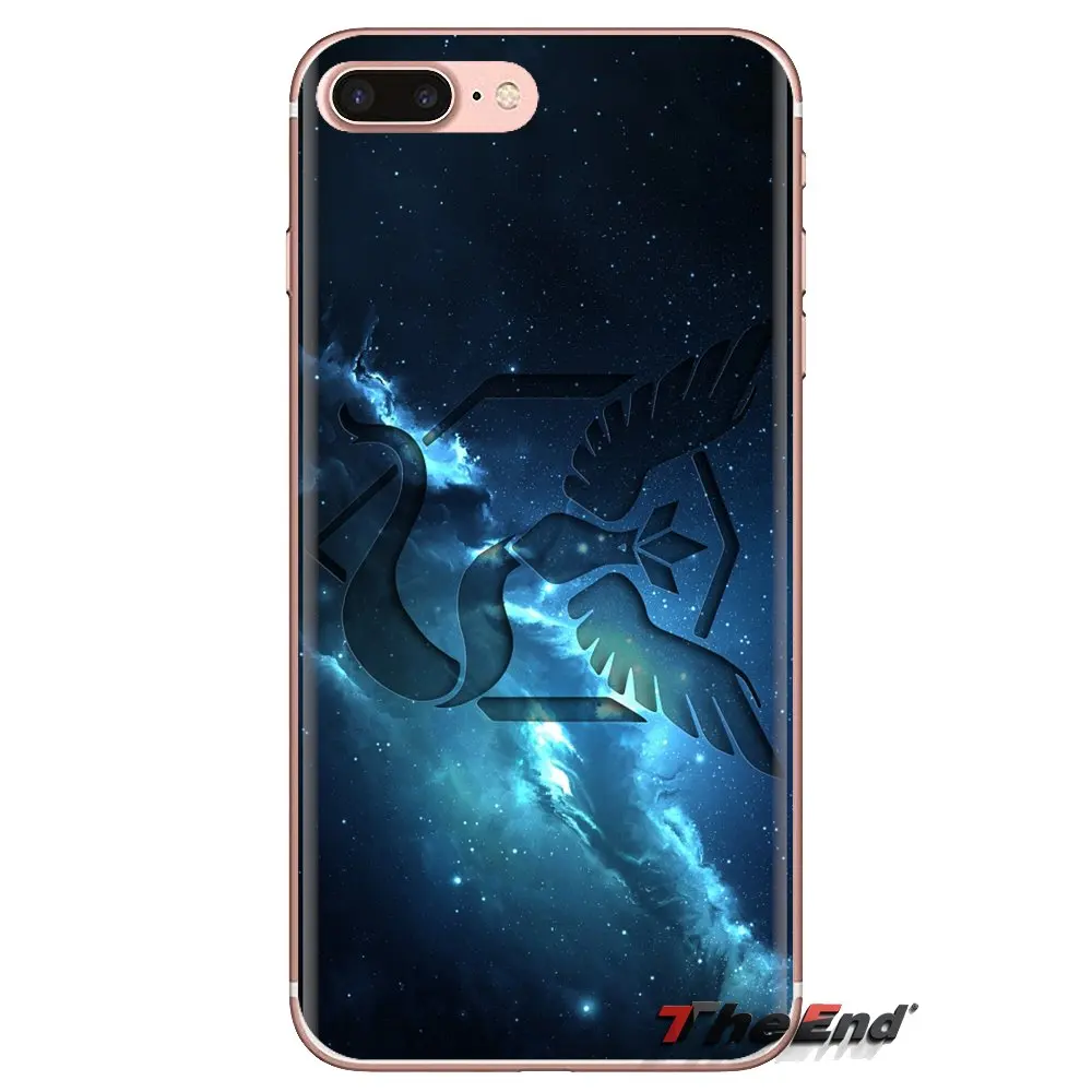 Мягкие чехлы для Sony Xperia Z Z1 Z2 Z3 Z5 compact M2 M4 M5 C4 E3 T3 XA Huawei Mate 7 8 Y3II Pokemon GO Team Mystic Monsters |