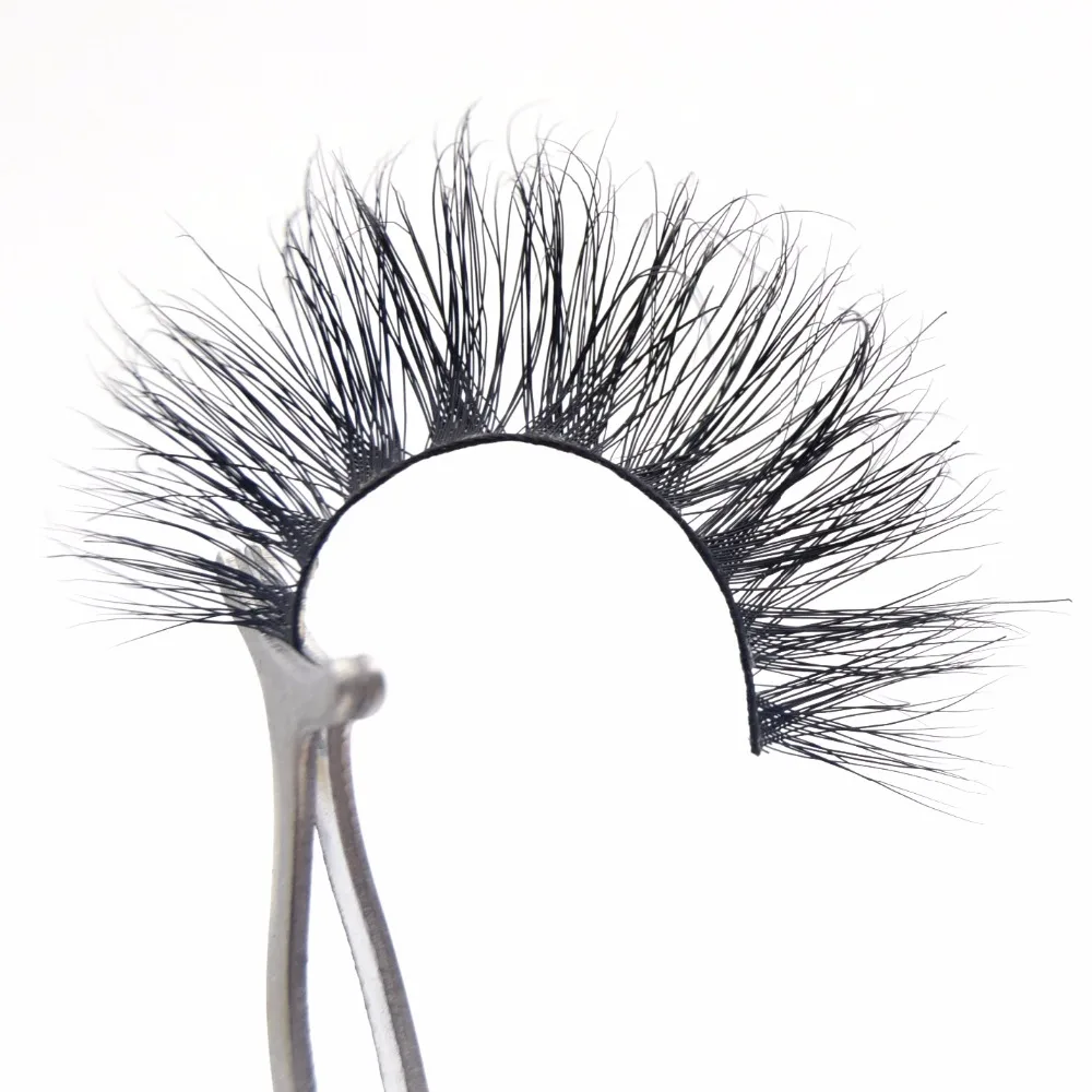 Visofree норковые ресницы ручной работы Толстые Накладные без жестокости 3D полная