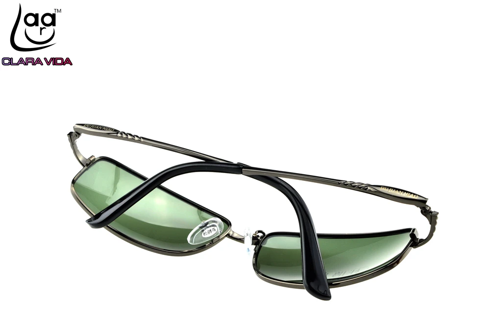 

= CLARA VIDA= Custom Made NEARSIGHTED MINUS PRESCRIPTION LARGE FULL RIM GREY GOOGLE MENS Designers Polarized sunglasses -1 to -6