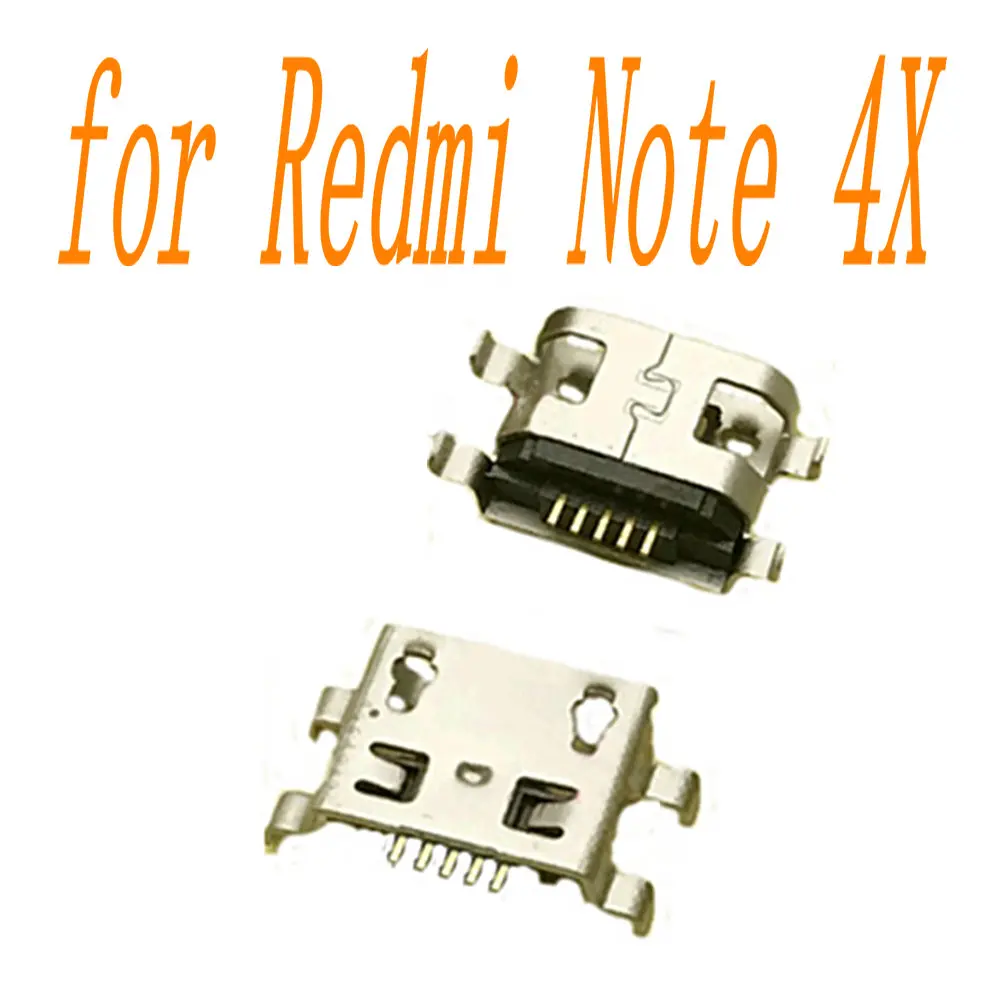 Для Xiao mi Red 4Pro 3X 4X 4A Note 5 6 S Plus x note 2 pad 1 запасные части cro USB разъем зарядный