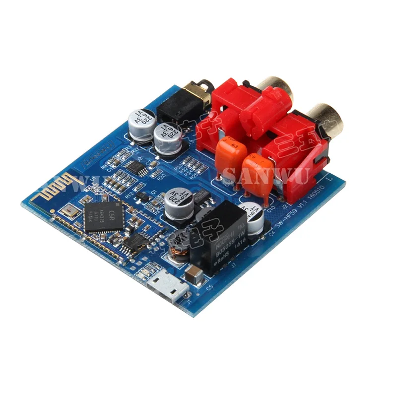 Hi Fi Bluetooth 4 2 стерео аудио приемник CSR64215 плата цифрового усилителя|Соединители| |