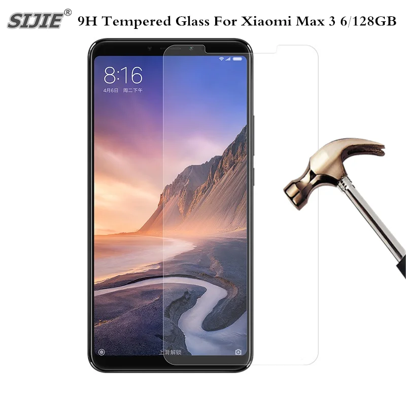 Закаленное стекло 9H для оригинального Xiaomi Mi Max 3 6 ГБ ОЗУ 128 Гб ПЗУ мобильного