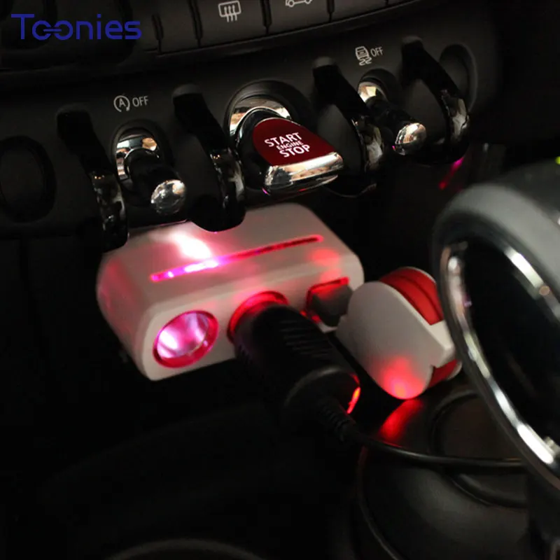 Mini Cooper один JCW Paceman адаптированы USB Автомобильное Зарядное устройство автомобиля