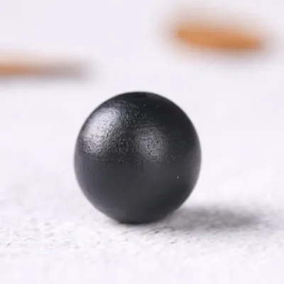 Black Comeown натуральные деревянные бусины 6/8/10/12/14/16/18/20 мм круглые бусины с большим отверстием деревянные бусины для Браслеты изготовления ювелирных изделий DIY рукоделие - Цвет: Black