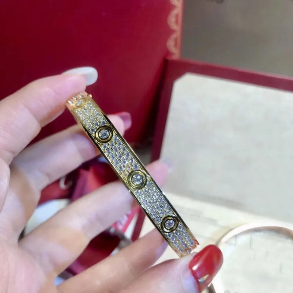 Новое высокое качество кубический циркон камень полный Асфальтовая bijoux femme(украшения своими руками) обаятельные Браслеты и ожерелья, браслеты, белый/розовый/золотистый-для женщин, ювелирные изделия для женщин