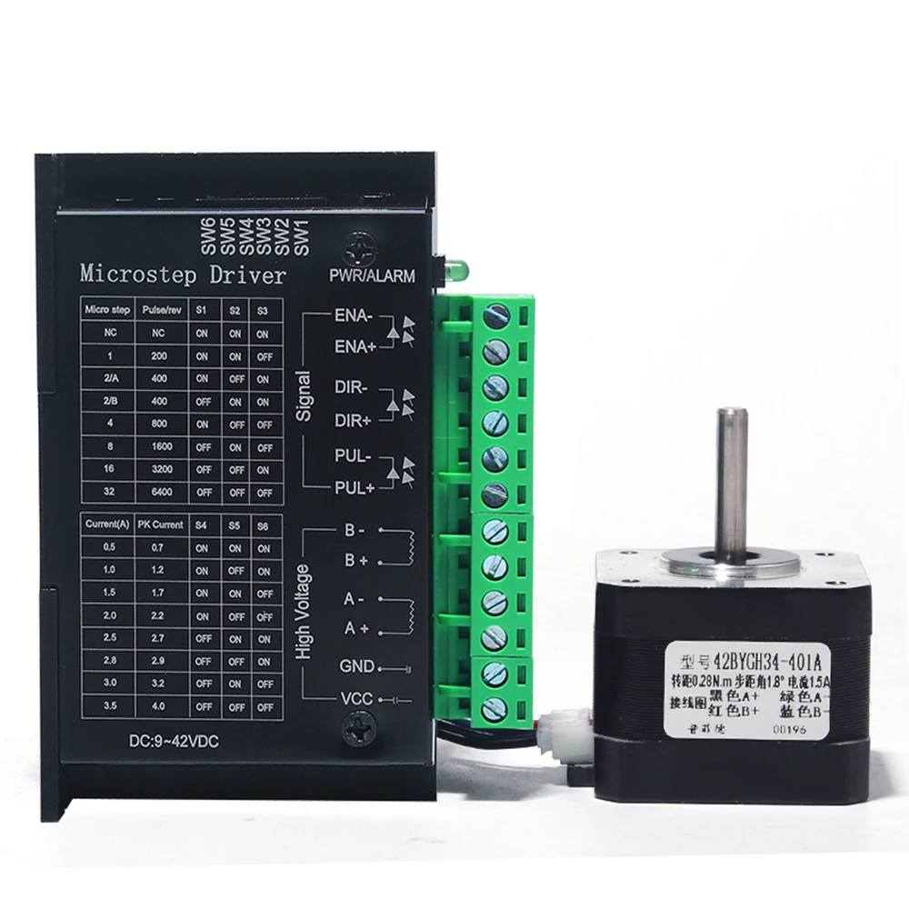 Nema23 2.2Nm шаговый Драйвер + наборы моторов TB6600 57HSS22 DC 9-42V для DIY оборудования и