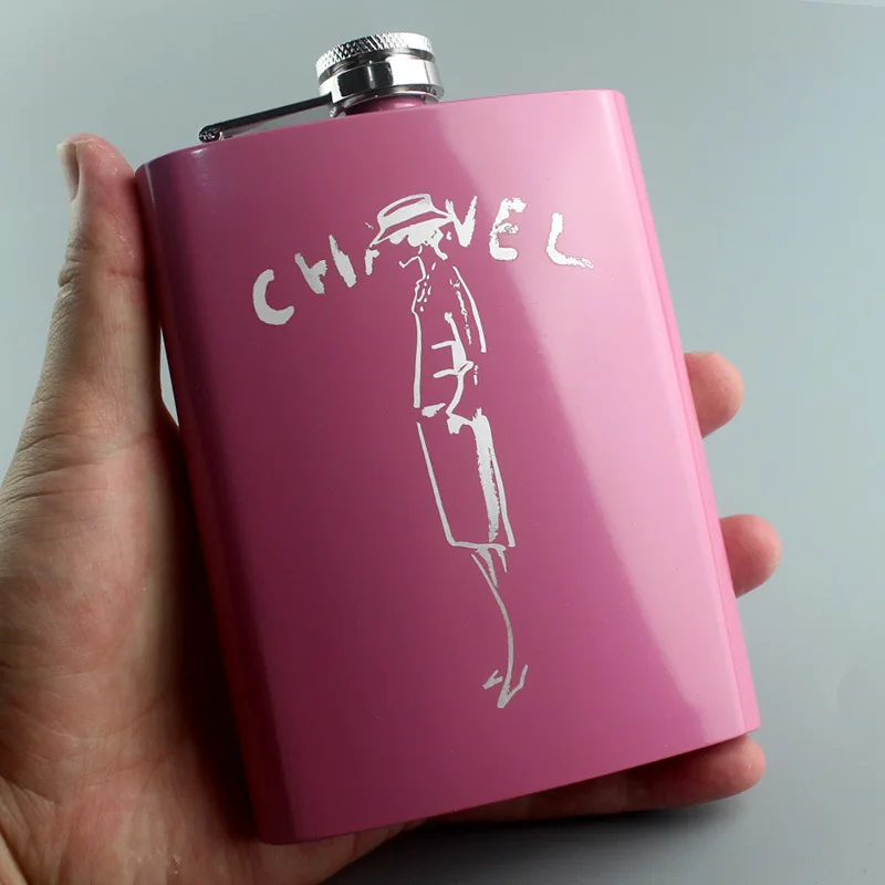 Алкогольная фляжка из нержавеющей стали 8 унций креативная Дамская для виски