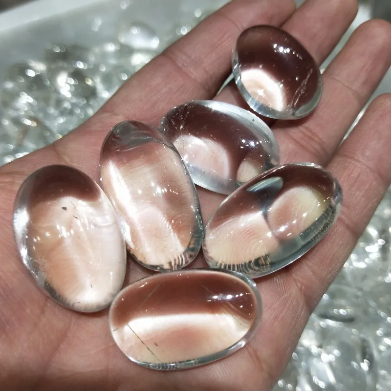 6pcs natural clear quartz crystal Gravel stones crystals specimen reiki healing Rock minerals fish tank home Decoration 30-40mm | Дом и сад