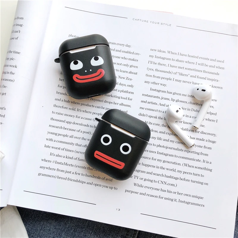 Милый роскошный мультяшный силиконовый ударопрочный чехол для Airpods, беспроводные наушники, чехол для Apple Air Pods 2, сумка для зарядки с логотипом бренда