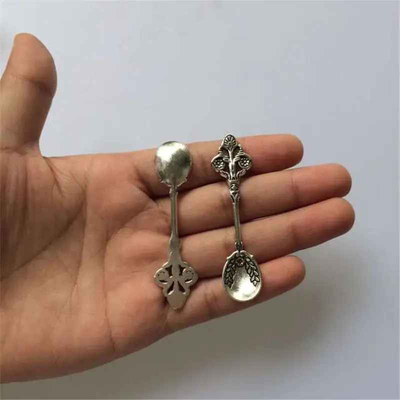 Старинная бронза серебро суп ковш Подвески Подвеска из сплава для творчества