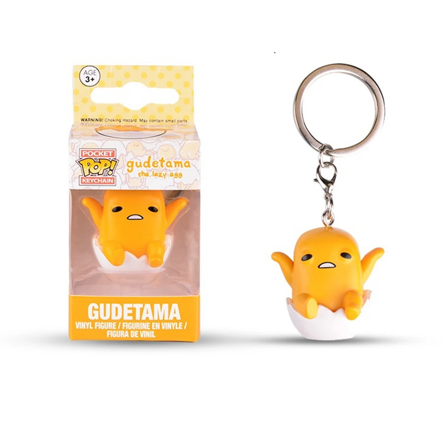 gudetama Карманный брелок игрушка Dragon Ball Сон Гоку Вегета Наруто один кусок виниловые фигурки странные вещи Рик и Морти Карманный Брелок-открывалка - Цвет: gudetama