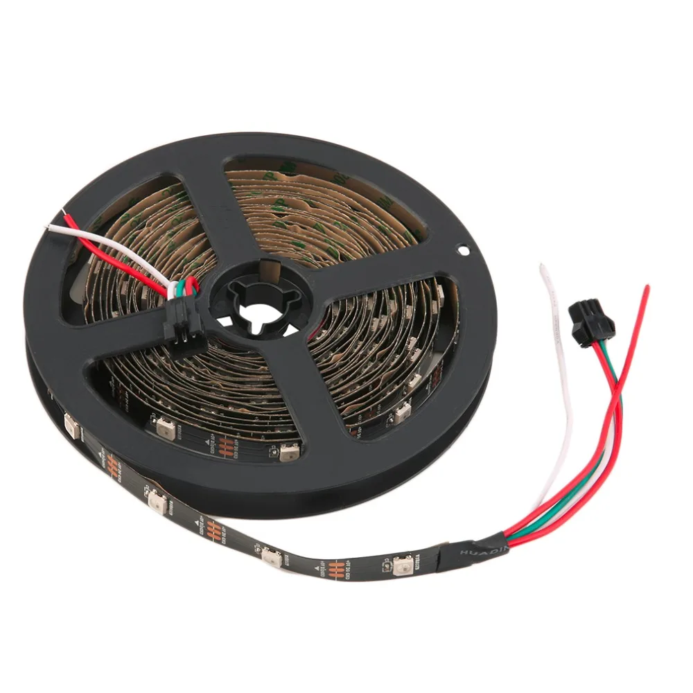 5 M 150LED WS2812B 5050SMD полосы света V индивидуальный адресуемый Light100 % абсолютно новый и