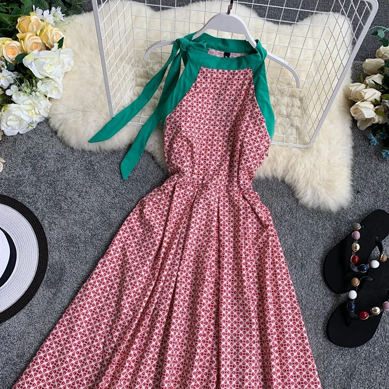 Для женщин Винтаж платье vestidos mujer 2019 Новая Летняя обувь в мозаичном стиле цветная