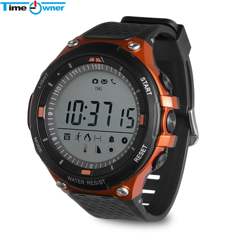 TimeOwner Smart Watch 30 M водостойкий 1 год Открытый Спорт Passometre SMS напоминание сна трекер