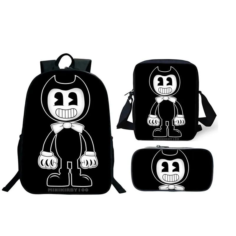 DENGPAO bendy and The Ink Machine школьные сумки рюкзак набор модный для ноутбука подростков