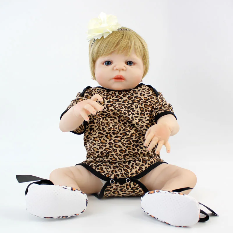 Полностью силиконовая Реалистичная кукла реборн BZDOLL мягкая виниловая для