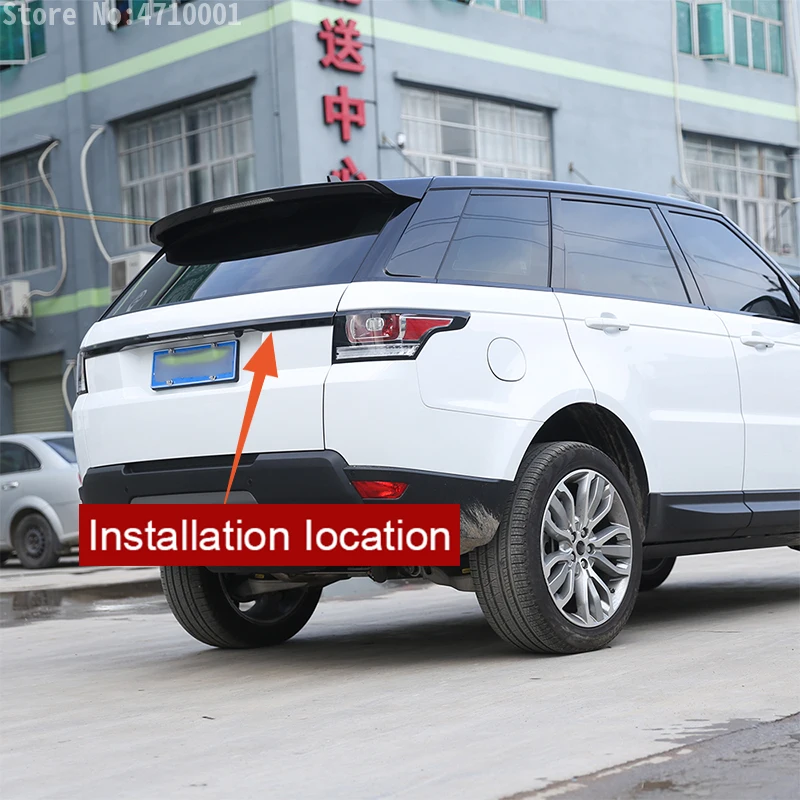 Глянцевая черная крышка багажника автомобиля из АБС пластика для Range Rover Sport RR 2014