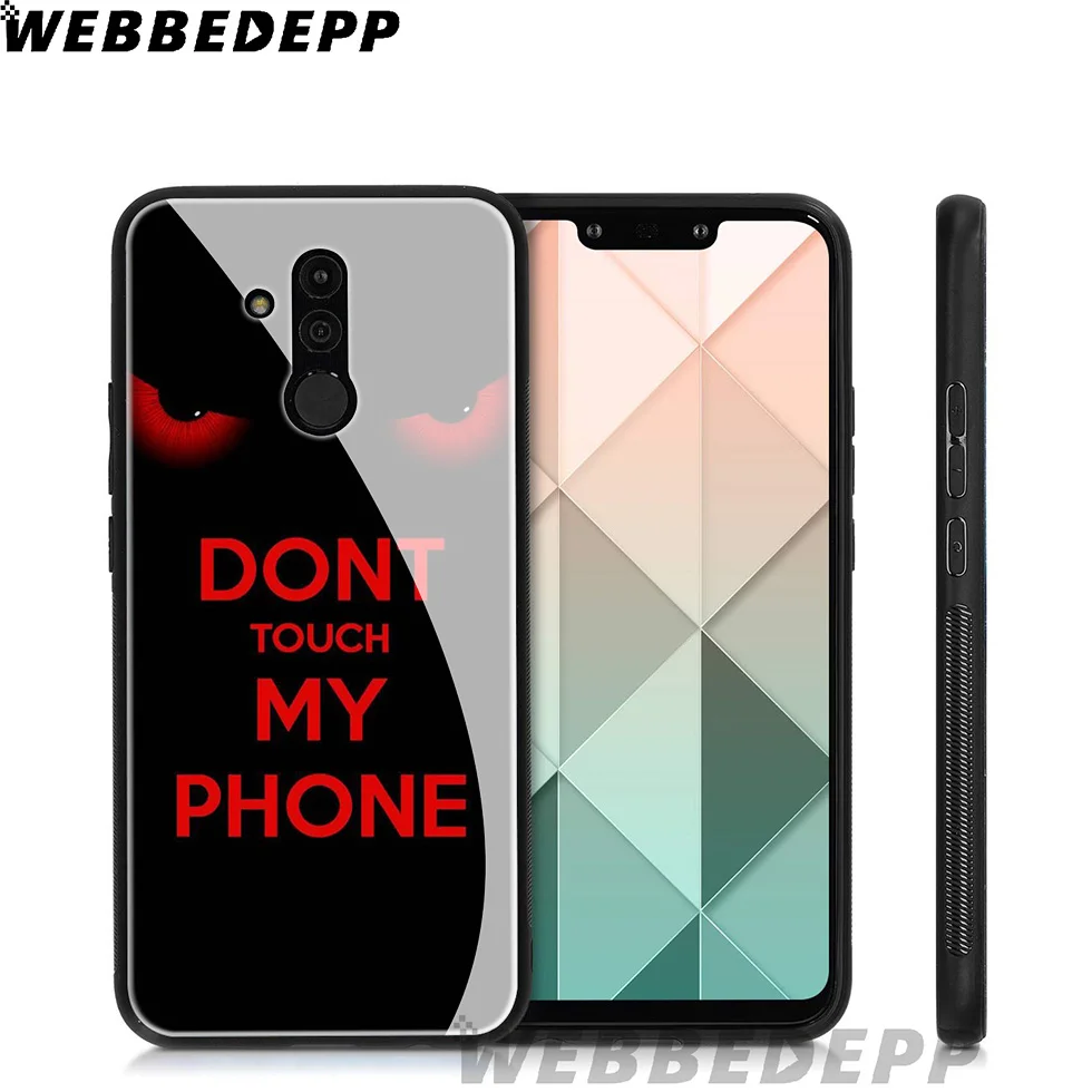 WEBBEDEPP The Office Tv Shows Tempered Glass Case for Huawei Mate 20 P20 P10 P Smart 2019 2018 &amp Honor 10 9 8X 7A Lite Pro |