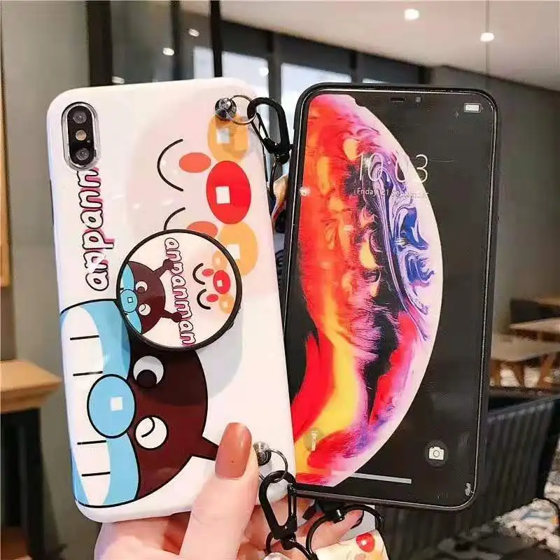 Милый мультяшный Единорог Улица Сезам ремешок чехол для iphone 6 6S 7 8 plus X XS XR Max стенд держатель мягкий IMD телефон couqe