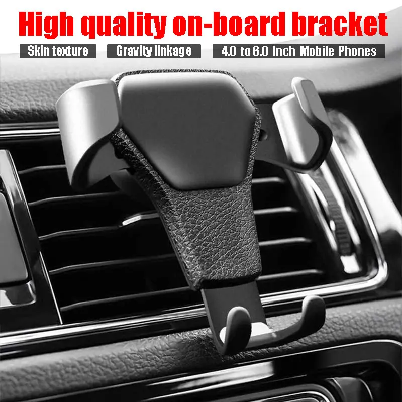

Hot Selling Mobile Phone Holder For Phone In Car Air Vent Mount Stand Universal Gravity Smartphone Cell Support