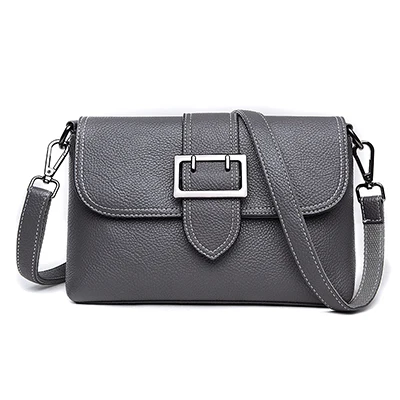 Небольшой лоскут Для женщин сумка hangdbags женские Курьерские сумки для Для женщин сумки через плечо, женские Сумки из искусственной кожи Для женщин Сумочка - Цвет: Gray