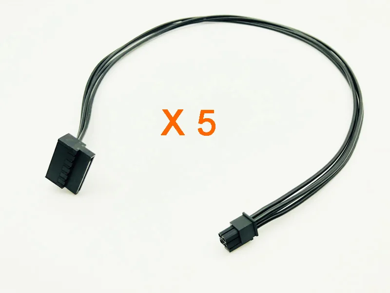 

5 шт. мини 4-контактный к SATA кабель SSD источник питания для материнской платы Lenovo 510S 510A M410 M415 B250 45 см 4-контактный к SATA интерфейсному кабелю